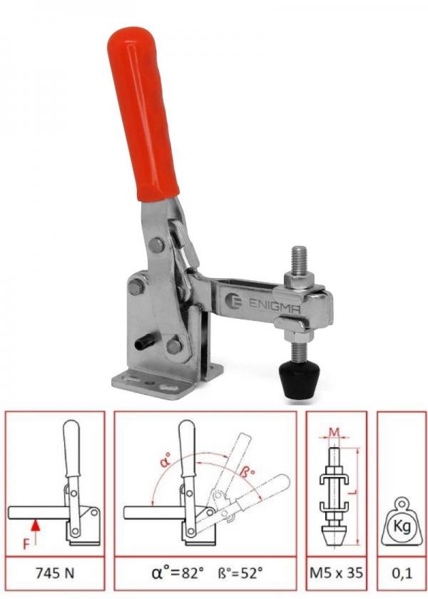 Yatay%20Taban%20Clamp%20Dikey%20Bağlantı%20Elemanı%201101%20Y