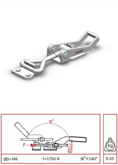 Hood Lock Tensioning Apparatus 93706 Y